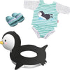 Set de natación de muñecas Heless Pinguin, 35-45 cm