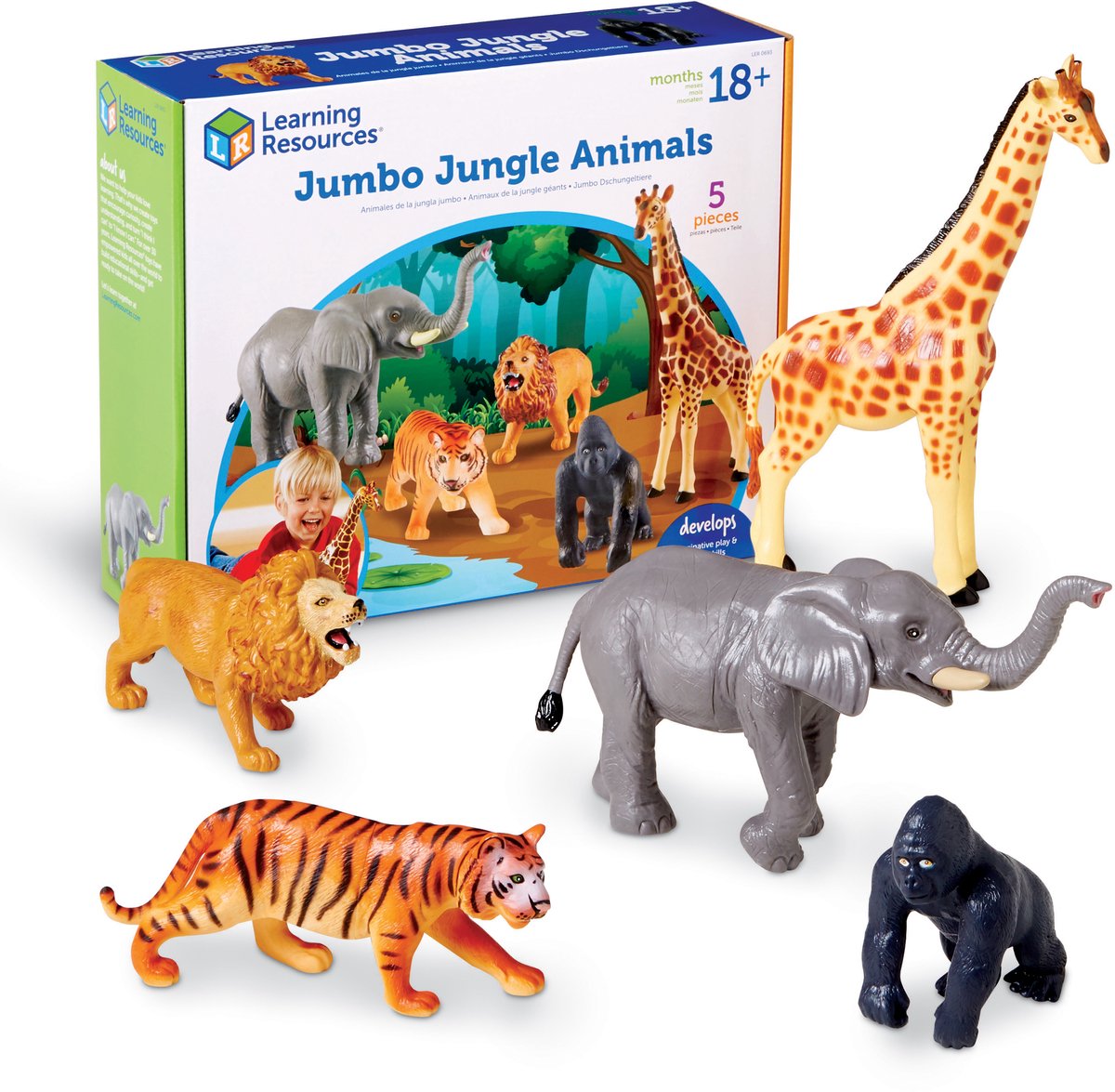 Learning resources jumbo jungle animals - from 18 months