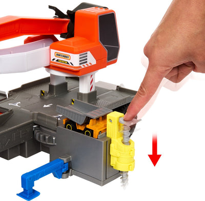 Matchbox Building Truck con stazione di perforazione