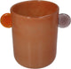 Hd collection vaas glas terra 25,5x16,5x20,5cm