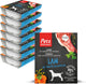 Pets unlimited - comida húmeda para perros - cordero - comida al vapor - 7 envases x 395g