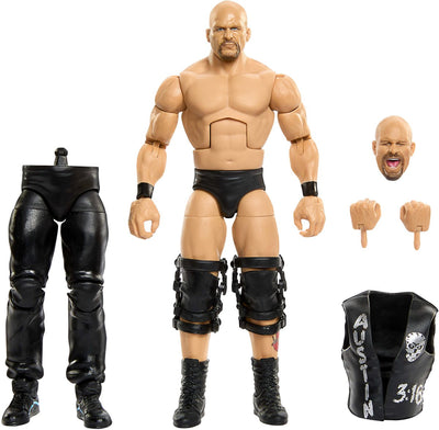 Mattel wwe figura de acción steve austin juguete summerslam de 6 pulgadas.