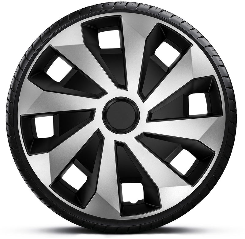 Set coprimozzo Gorecki volvano da 16 nero argento