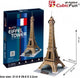 Cubicfun puzzle 3D Torre Eiffel 35 piezas.