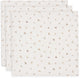 Jollein panno idrofilo piccolo - 70x70cm - amici animali - 3 pezzi