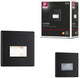 Lampada da parete da incasso a LED Paulmann edge – nero opaco – 2700k bianco caldo – 1,2w – 50 lm – 230v – illuminazione scale a parete