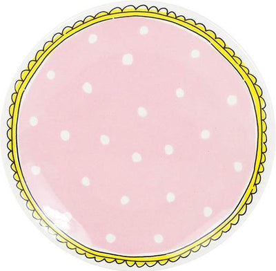 Plato para tarta Blond Amsterdam Pongámonos al día - Lunares - 18 cm
