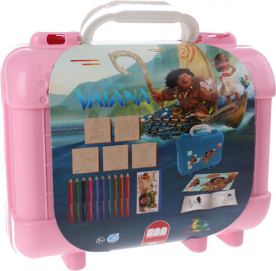 Colors Stamp Suitcase Set Vaiana 21-piece