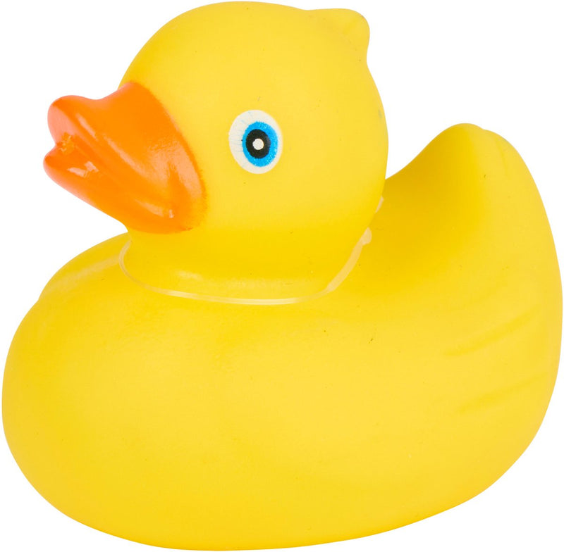 Pato de goma Eddy Toys - juguete de baño amarillo - pato de goma para el baño - accesorio de baño compacto - artículo 30601