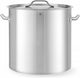 Hendi large saucepan with lid - 50l - induction suitable - stay-cool handles - matte finish