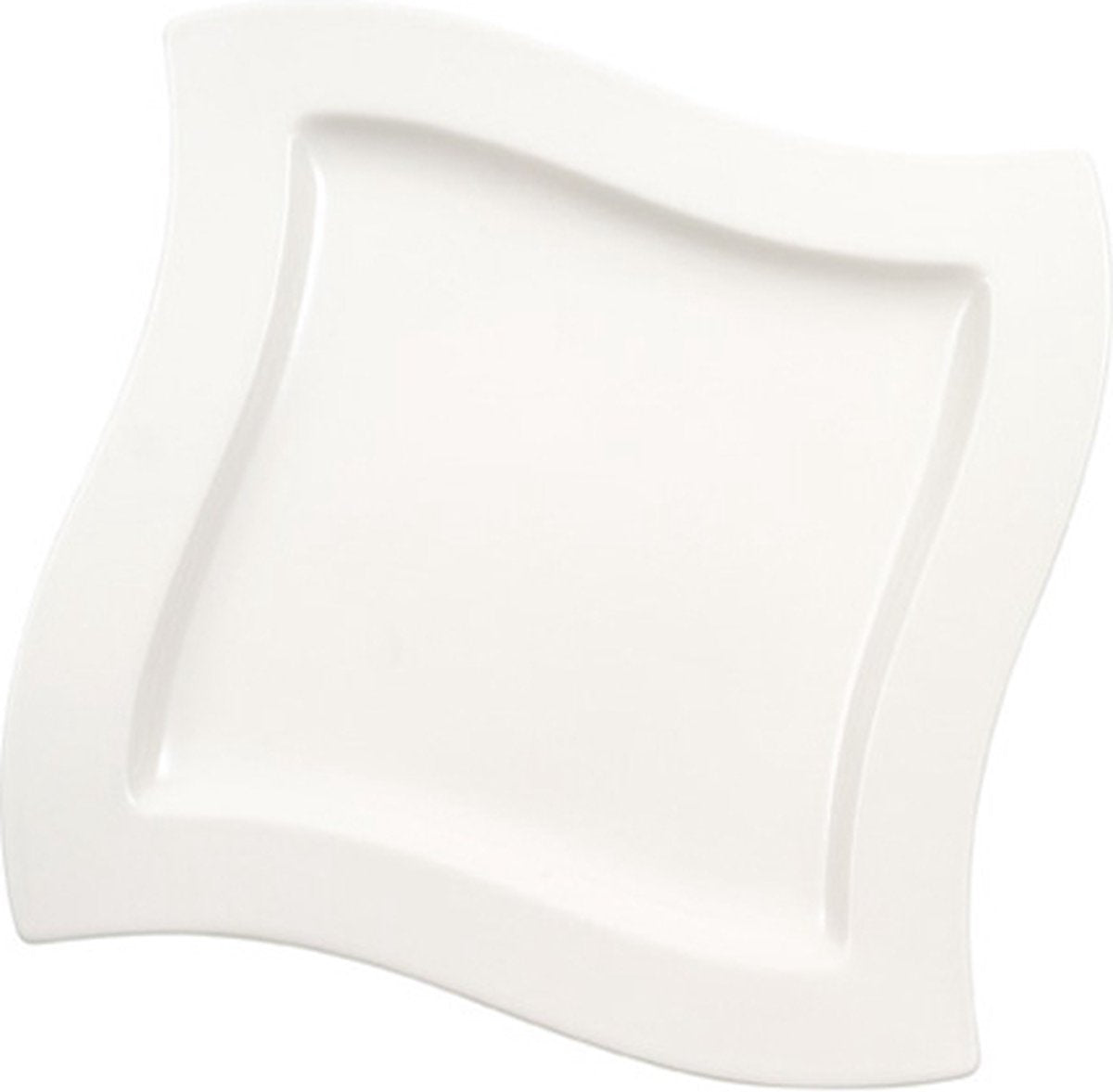 Piatto piano Villeroy Boch newwave - ø 27 cm - bianco