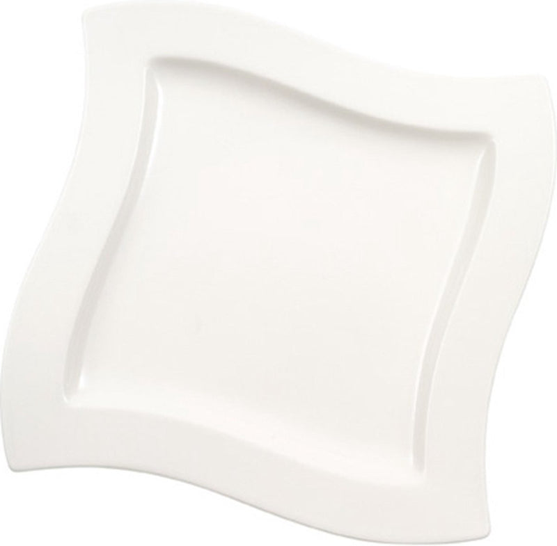 Piatto piano Villeroy Boch newwave - ø 27 cm - bianco