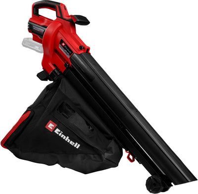 Soplador de hojas a batería Einhell - pistón venturro 18 210 li solo - power x-change - 18 v li-ion - velocidad de soplado: 210 km h - bolsa recolectora de 45 l - función de picado: 10:1 - excl. batería y cargador