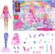Calendario de Adviento de Barbie con muñeca de moda y 24 accesorios sorprendentes