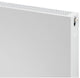 Plieger compact paneelradiator type 22 vlak - wit - 40 x 120 cm