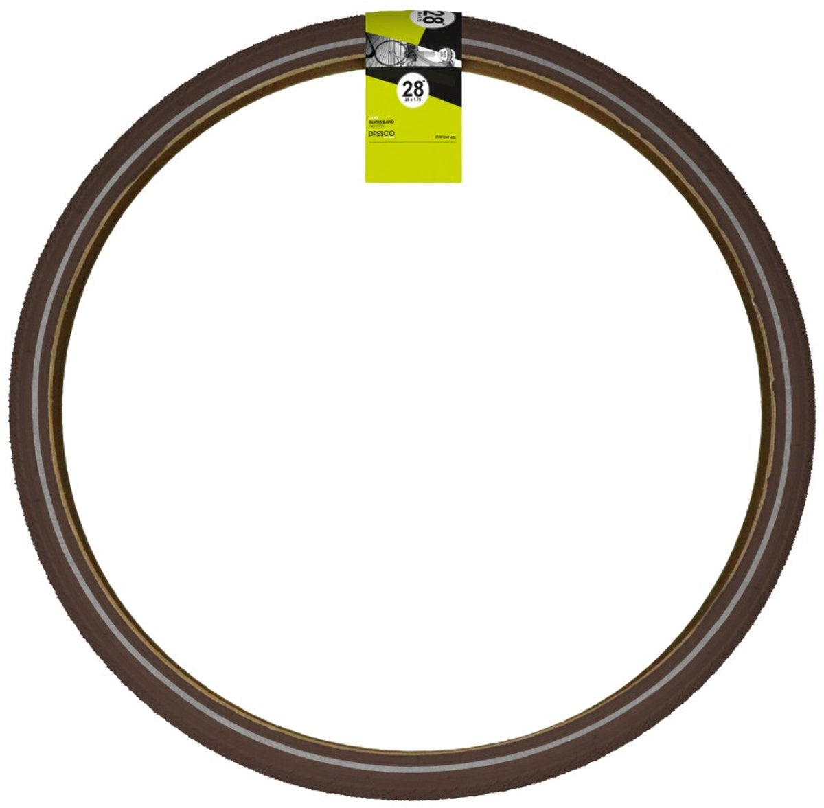 Dresco buitenband traveller - bandenmaat 28x1.75 – etrto maat 47-622 – anti-lek band met anti puncture system (aps) – met 3mm brekerlaag - veilige reflectie - lage rolweerstand – zeer hoge lekbestendigheid - optimale grip