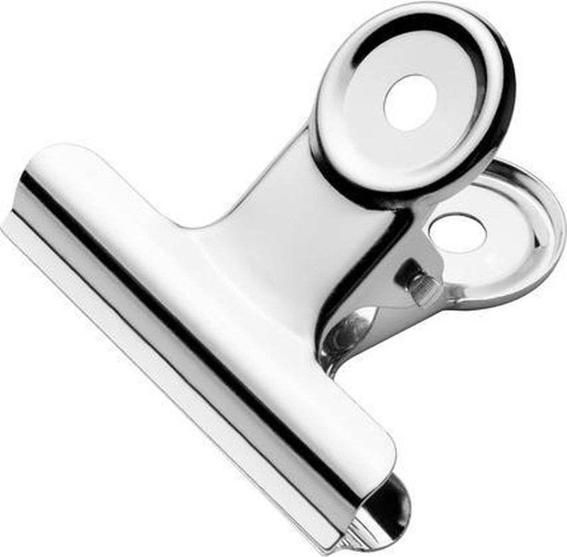 Morsetto per bulldog Westcott - 51x10,7 mm - metallo - argento - 10 pezzi - ac-e10903