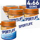Sportlife frozn deep pot - chicle sin azúcar extremadamente fresco - 4x99g
