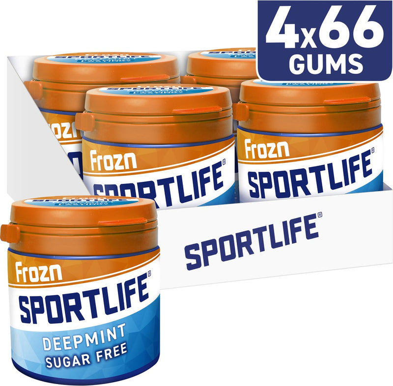 Sportlife frozn deep pot - chicle sin azúcar extremadamente fresco - 4x99g