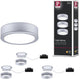 Paulmann led-onderkastverlichting pukk 3x3,5w 65 mm 3x210lm 230v rond chroom mat