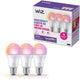 Wiz lamp 3-pack - slimme led-verlichting - warm- tot koelwit licht - e27 - 60w - mat - wi-fi