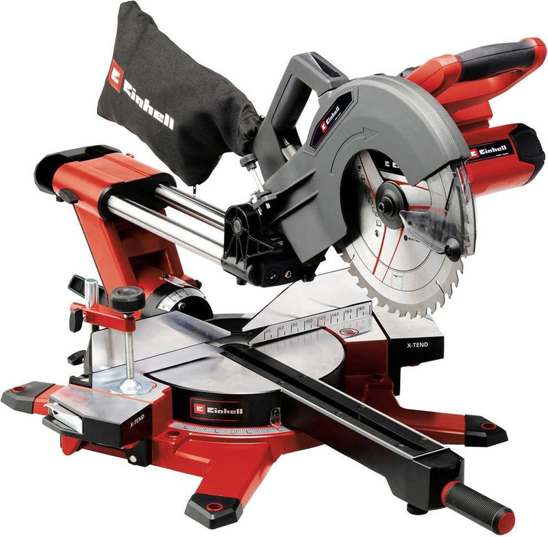 Troncatrice radiale a batteria Einhell te-sm 36 10 li solo - power x-change - 36 v li-ion - ø254 mm - incl. Lama per sega da 40 denti - escl. batteria e caricabatterie