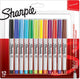 Pennarelli permanenti Sharpie | punto ultrafine | vari colori | 12 pezzi