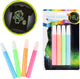 Squeeze textile markers glow in the dark, 4st.