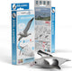 Puzzle 3D Eugy - albatro reale - uccelli - sostenibile - collezionali tutti - 6 anni