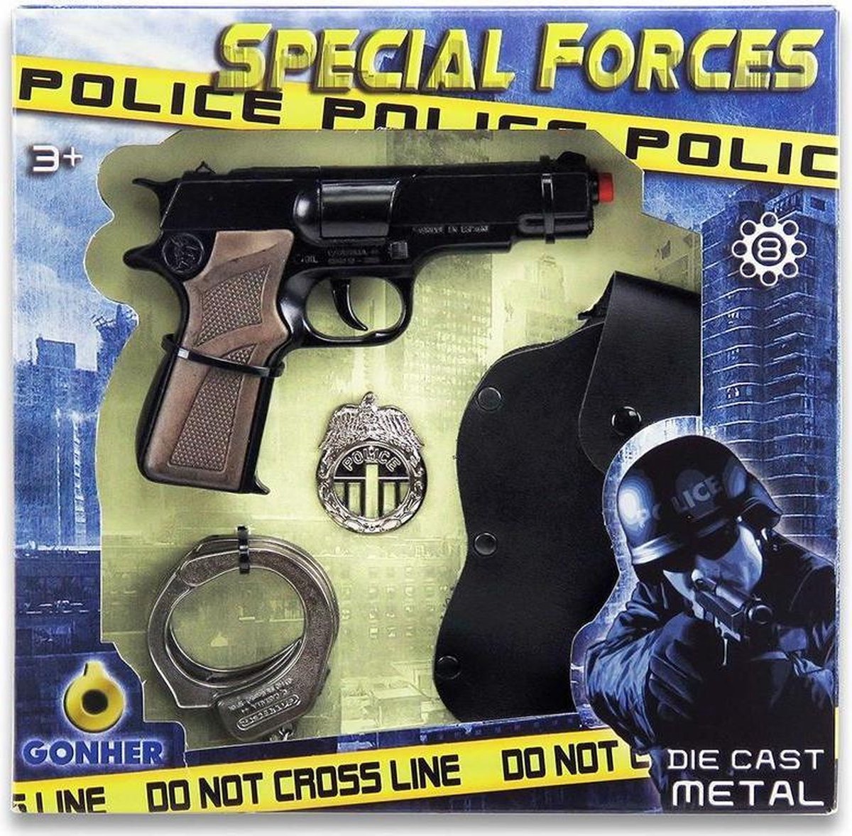 Polizia con pistola Gonher