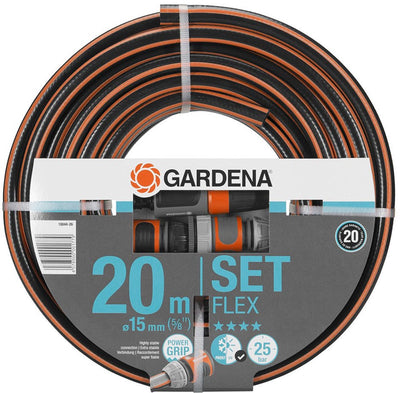 Manguera de jardín Gardena Comfort Flex - 15 mm (5 8 ) - 20 m - con accesorios