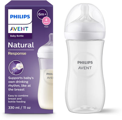 Biberon Philips Avent Natural Response 330ml – flusso 4 - 1 biberon - scy906 01
