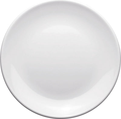 Seco bord - 18 cm - melamine wit - doos a 6 stuks - se-rd-b002