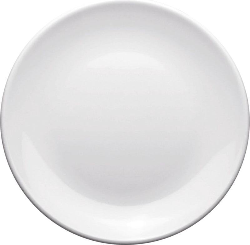 Piatto Seco - 18 cm - melamina bianco - scatola da 6 pezzi - se-rd-b002