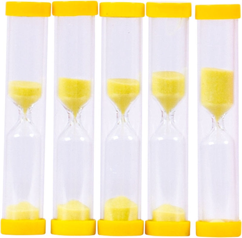 Bigjigs Clessidra timer da 3 minuti (confezione da 5)
