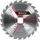 Hoja de sierra TCT de carburo Einhell - ø210 x 30 x 1,6 mm - 24 dientes