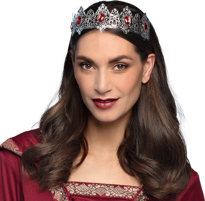 Boland - tiara de metal princesa real - talla única - adultos - mujeres - príncipes y princesas - edad media