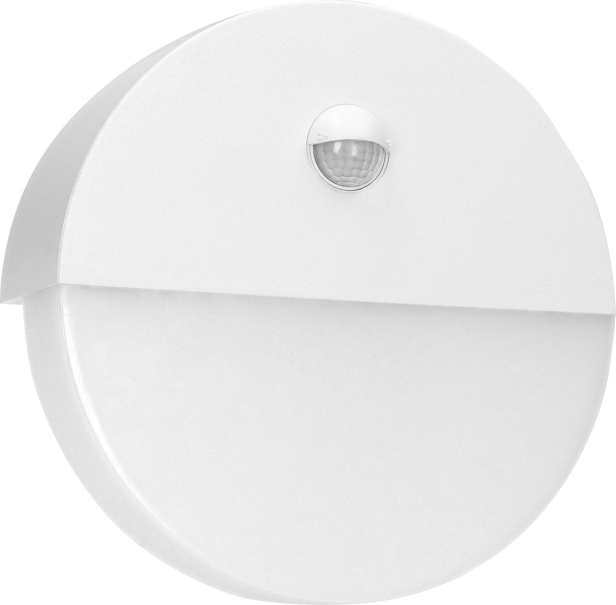 Adviti buitenlamp met bewegingssensor halit – tuinverlichting 4000k – buitenverlichting met ip65 - muurlamp 600 lm – wandlamp buiten wit