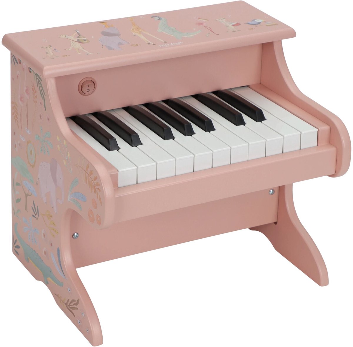 Piccolo pianoforte safari olandese in legno rosa