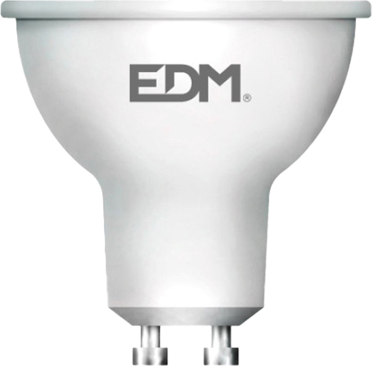 Edm led spot lamp gu10 5w 6400k 400lm 230v - 50mm - led lampen - koel wit - 3-pack