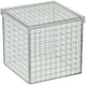 Cubo griglia 3D trasparente - 10x10x10 cm