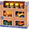 Play mini construction vehicles with figures play set, 8dlg.