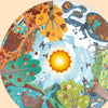 Hape four seasons puzzle with light - 16 pcs.