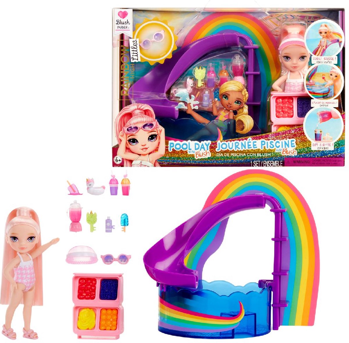 Rainbow High Little Compact Playset Swim