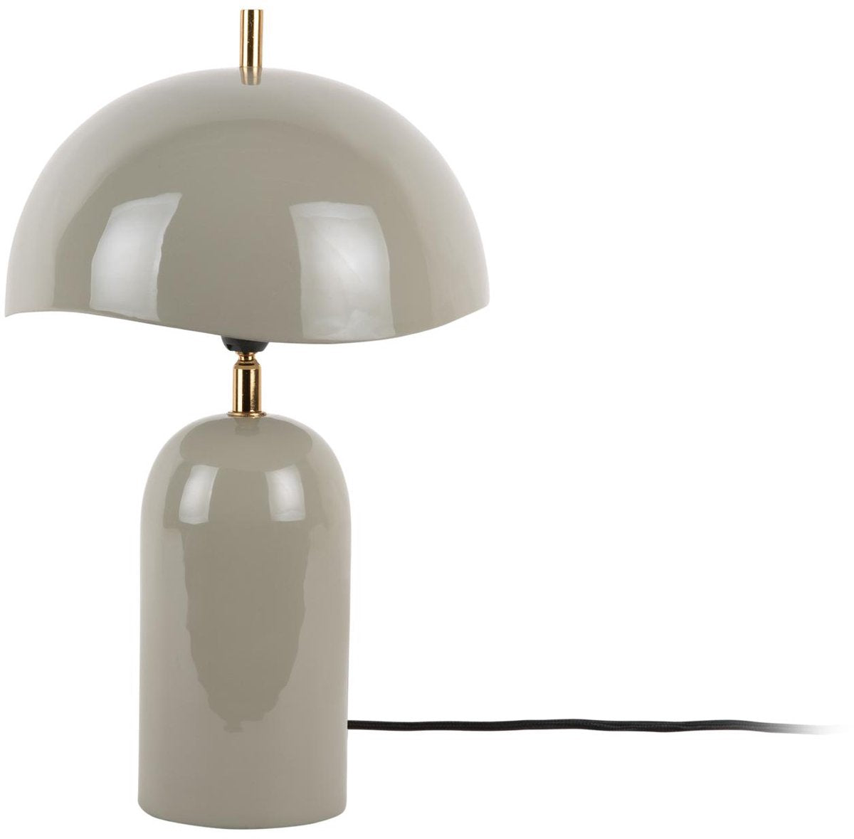 Leitmotiv table lamp querido - dark gray - ø25cm - scandinavian