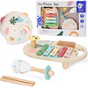 Classic World World Wooden Musical Instruments Set Iris