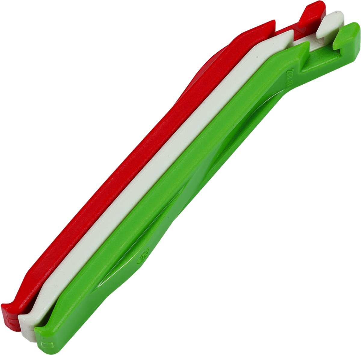 Bbb cycling easylift - leve per pneumatici per bicicletta - 3 pezzi - rosso bianco verde - btl-81