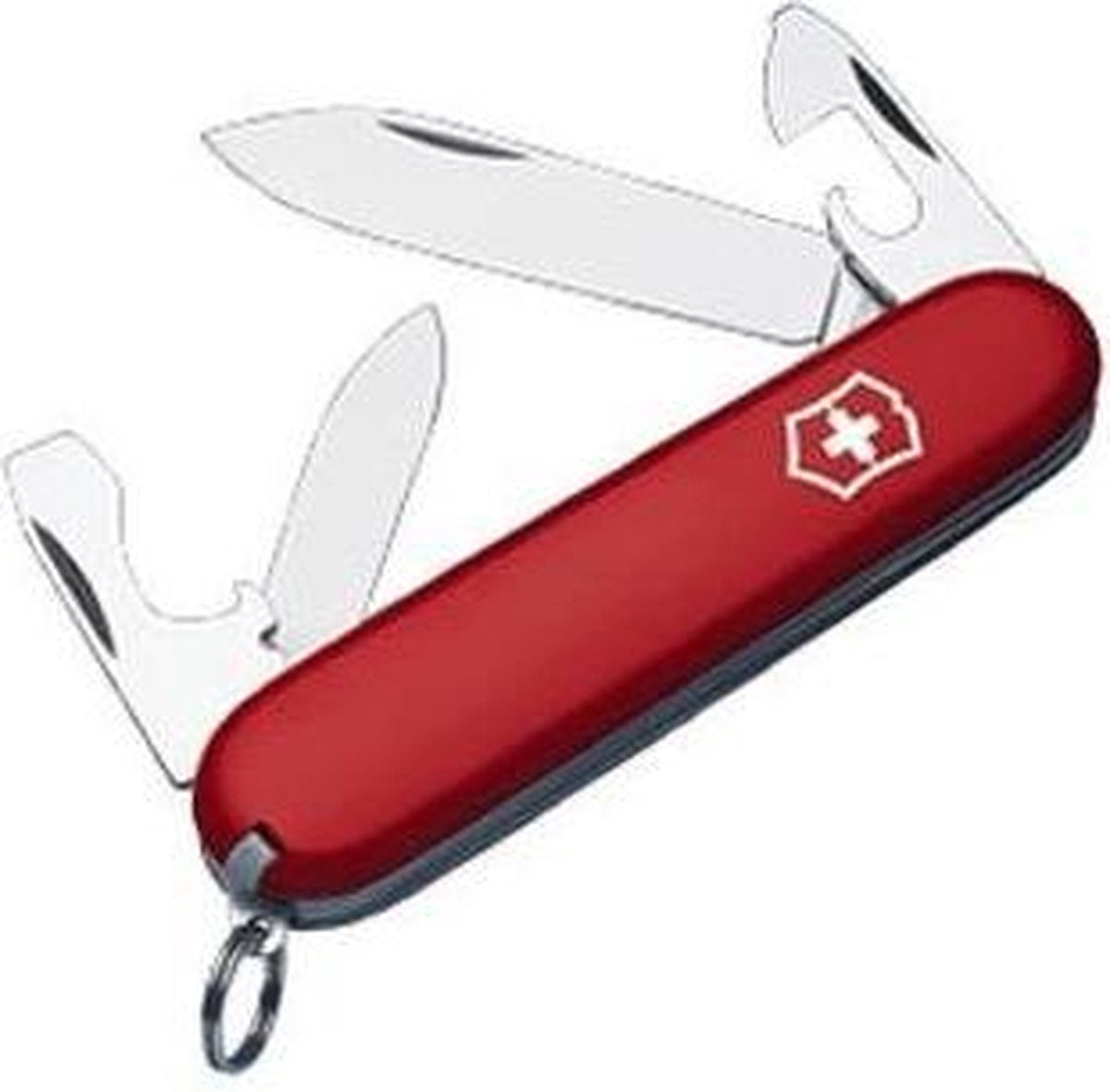 Victorinox recruit zakmes - 10 functies - rood