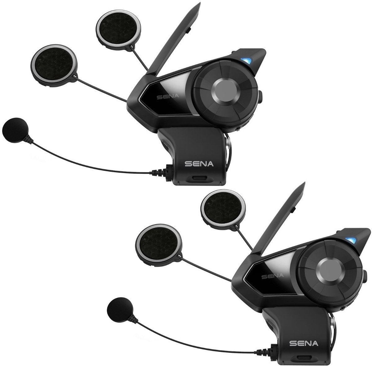 Paquete dúo del sistema de comunicación Bluetooth Sena 30k HD - tamaño - intercomunicador Bluetooth