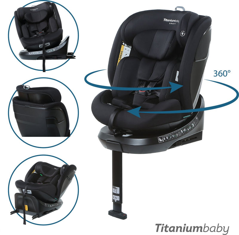 Titanium baby silla de coche para bebé titanio smart nitro evo negro